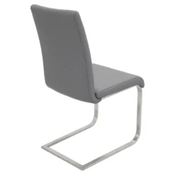 Set Of 2 Foster Contemporary Dining Chair Stainless Steel/Gray - LumiSource -Baxton Home Shop GUEST 00983336 187d 407f adcc 8becd9a94aed