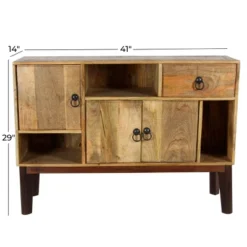 Modern Mango Wood Buffet Brown - Olivia & May -Baxton Home Shop GUEST 00f5d140 e9a9 4332 b33a ce1ca7e7f3dc