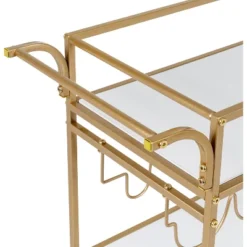 Honey-Can-Do 3 Tier Bar Cart Gold/White -Baxton Home Shop GUEST 019ffa64 586c 4446 8ce1 22856f3320c6