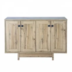 FC Design 47"W Sideboard Storage Cabinet, Dining Server Cupboard Buffet Table With Two Storage Cabinets -Baxton Home Shop GUEST 01ce419d 082f 446c bf77 cbad66f3a863