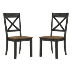 2pk Calton X Shaped Back Dining Chairs - HOMES: Inside + Out 10 2pk Calton X Shaped Back Dining Chairs - HOMES: Inside + Out -Baxton Home Shop GUEST 01e2dde1 1b47 4cc1 a319 39a2b20ea46e