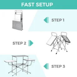 Costway Foldable Camping Table Outdoor Kitchen Portable Grilling Stand Folding BBQ Table -Baxton Home Shop GUEST 021602b5 b0f8 4fe4 b265 2cc67b6ae7c0