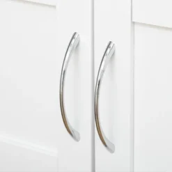 HOMCOM Bar Cart Rolling Kitchen Island On Wheels With 9-Bottle Wine Rack, Small Kitchen Cart Kitchen Storage Cabinets, Wooden Countertop, White -Baxton Home Shop GUEST 027486f8 1f52 4fd1 a99c eb162ab7c795