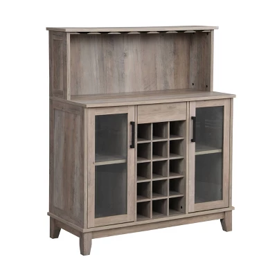 Wine Bar Cabinet With Glass Doors - Home Source 10 Wine Bar Cabinet With Glass Doors - Home Source - Image 8