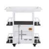 Cargo Serving Cart Antique Walnut/White - Acme Furniture -Baxton Home Shop GUEST 037fcbd4 a0bb 40ab bfbc d7aa25603ad7