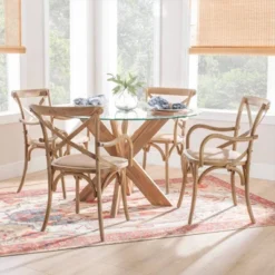 Helia Arm Chair Ash Gray - Linon -Baxton Home Shop GUEST 03d1866e 28c4 427c 92e5 69b0587e3b03