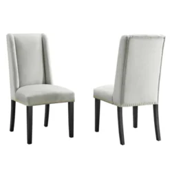Set Of 2 Baron Performance Velvet Dining Chairs - Modway -Baxton Home Shop GUEST 044a6d60 c7de 4b18 9b42 0f12cbf59757
