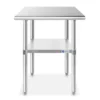 GRIDMANN Stainless Steel Tables With Undershelf, NSF Commercial Kitchen Work & Prep Tables For Restaurant And Home -Baxton Home Shop GUEST 04a7fcca a974 4b8a ad88 19477396ffa3