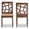 Set Of 2 Abilene Midcentury Fabric Upholstered And Walnut Finished Dining Chairs Brown - Baxton Studio -Baxton Home Shop GUEST 04af7386 ebd1 4510 b513 4ba2728f3b44