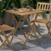 Flash Furniture Martindale Solid Acacia Wood 24 Inch Square Portable Folding Patio Table With Slatted Top And X Shaped Frame In Natural -Baxton Home Shop GUEST 065e6828 7eb2 41d7 aa65 7694145bd057