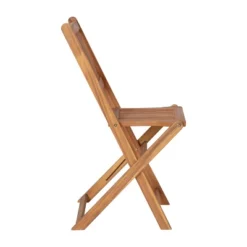 Flash Furniture Indoor/Outdoor Acacia Wood Folding Table And 2 Chair Bistro Set In Natural -Baxton Home Shop GUEST 0766436e 012b 49fa 9853 f8660822893a 1