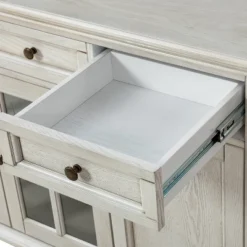 Nikolaj 58'' Wide 3 Drawer Traditional Sideboard With Solid Wood Legs| KARAT HOME 19 Nikolaj 58'' Wide 3 Drawer Traditional Sideboard With Solid Wood Legs| KARAT HOME -Baxton Home Shop GUEST 076677a3 2195 4634 a560 6f8ccca67fed