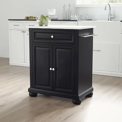 Alexandria Stone Top Portable Kitchen Island/Cart - Crosley 4 Alexandria Stone Top Portable Kitchen Island/Cart - Crosley - Image 2