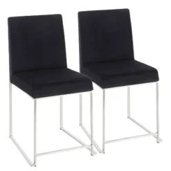 Set Of 2 High Back Fuji Contemporary Dining Chairs - LumiSource -Baxton Home Shop GUEST 0819540d cc9b 424a bef9 b84b1f4bf214