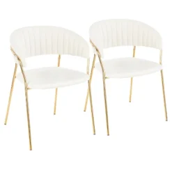 Set Of 2 Tania Contemporary Glam Chairs - LumiSource -Baxton Home Shop GUEST 08f30744 a85d 4ca1 909d d4db98b701d5
