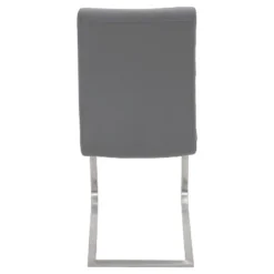 Set Of 2 Foster Contemporary Dining Chair Stainless Steel/Gray - LumiSource -Baxton Home Shop GUEST 092f4e7c 9de3 4c0a 8ce8 ae55100a2c15