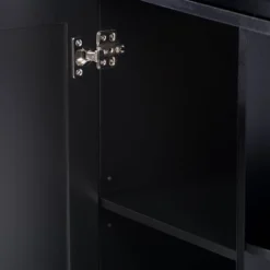 Sage Wood Kitchen Cart With Cupboard Black - CorLiving -Baxton Home Shop GUEST 096c7b06 2ba7 4abe a61b 7a91b0a4b6f2