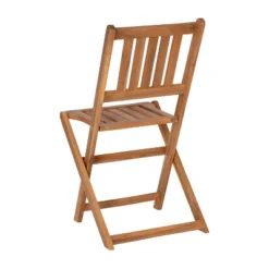 Flash Furniture Indoor/Outdoor Acacia Wood Folding Table And 2 Chair Bistro Set In Natural -Baxton Home Shop GUEST 09eb27b5 ab78 4bdb 91d6 5ef586563f3c 1