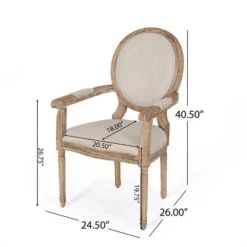 Set Of 2 Judith French Country Wood Upholstered Dining Chairs - Christopher Knight Home -Baxton Home Shop GUEST 0bbd5032 2ba2 4bb4 9041 9729d4a59de7 1