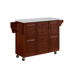 Eleanor Granite Top Kitchen Cart Mahogany - Crosley -Baxton Home Shop GUEST 0c92f1f5 b04e 4aca bd28 9b7f94794703