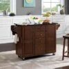 Eleanor Granite Top Kitchen Cart Mahogany/Black - Crosley -Baxton Home Shop GUEST 0d77536e 7e28 4832 b4bd 9105643b928b