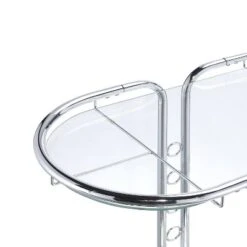 Kentrik Glass Top Serving Cart Chrome - MiBasics -Baxton Home Shop GUEST 0ecc74d8 747f 4d4e b656 52252077fa7f