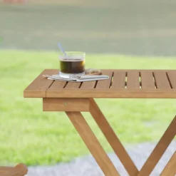 Emma And Oliver Portable Natural Solid Acacia Wood Folding Patio Side Table For Indoor And Outdoor Use -Baxton Home Shop GUEST 0ffef11b eb18 4d85 9d78 64834b335401