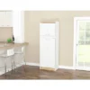 4 Doors Kitchen Storage Cabinet White/Oak - Inval -Baxton Home Shop GUEST 10184f3e 6ed5 42d6 8c53 865f9fc53a66