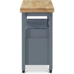 Anson Kitchen Cart Gray - ClickDecor -Baxton Home Shop GUEST 10b279ef 6981 4bc9 a1a7 d6ae1e6f0c37