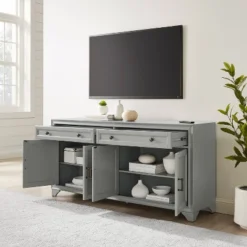 Tara Sideboard Distressed Gray - Crosley -Baxton Home Shop GUEST 10dc8d98 65c0 4dc9 8307 03ef54a4db9e