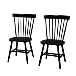 Set Of 2 Venice High Back Contemporary Windsor Dining Chairs - Buylateral -Baxton Home Shop GUEST 110e739b cfec 483f 9ba3 f473cf6f7838