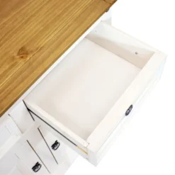 Sunnydaze Decor Sunnydaze Kitchen Sideboard Cabinet With 2 Drawers And 2 Doors - Solid Pine Construction -Baxton Home Shop GUEST 112f2112 fc22 432f a20a dd6681d8f47d