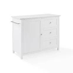 Soren Stone Top Kitchen Island/Cart White - Crosley -Baxton Home Shop GUEST 119f0892 10d7 430f b2f4 cf1ca6c9f912
