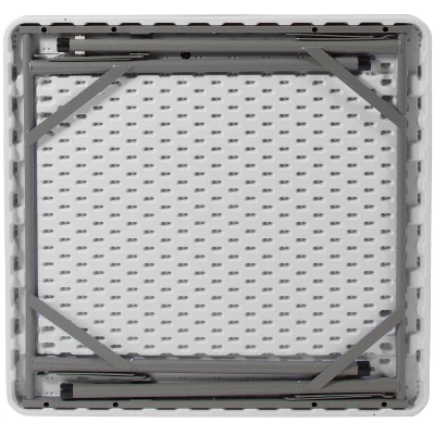 Emma And Oliver 34.5" Square 4-Player Folding Card Game Table With Green Felt And Cup Holders 9 Emma And Oliver 34.5" Square 4-Player Folding Card Game Table With Green Felt And Cup Holders - Image 7