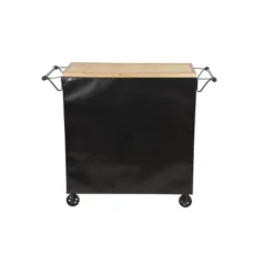 Industrial Rolling Cart Black - Olivia & May -Baxton Home Shop GUEST 127f1fc8 949a 49d2 bc24 a816f18f922d