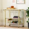 Maliza Bar Cart With Wine Bottle Storage And Wine Glass Rack - South Shore -Baxton Home Shop GUEST 132490a7 5597 4bd2 aab8 d56ea32b53ff