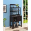 Newport 2 Drawer Serving Bar With Wine Rack And Shelves - Breighton Home -Baxton Home Shop GUEST 1356b2e2 cf07 41cb 940d 3f5d3d02cbd4