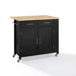 Savannah Wood Top Drop Leaf Kitchen Island/Cart - Crosley -Baxton Home Shop GUEST 1370ad18 1587 4213 93d4 2519b2a08da0