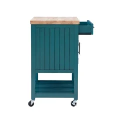 Abigail Kitchen Cart Teal - Powell Company -Baxton Home Shop GUEST 13c6805d 9fc9 479b abc5 d80fb8fdaa23
