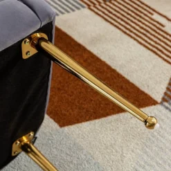 Set Of 2 Polyester Dining Arm Chair Gray - Kinwell -Baxton Home Shop GUEST 13fa1b65 e723 4d76 baf9 05b2e9a66647