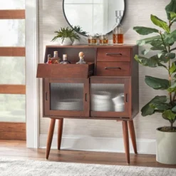 Taymour Mid-Century Buffet Walnut - Buylateral -Baxton Home Shop GUEST 14829c28 1373 4294 a54f 4eef64565b25