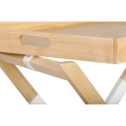 Remus Folding Tray Table Oak Brown/White - Universal Expert -Baxton Home Shop GUEST 1545a2ff ec2e 497a b8f7 09680ca30957