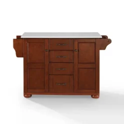 Eleanor Granite Top Kitchen Island Mahogany - Crosley -Baxton Home Shop GUEST 159167bc df4c 45a7 8324 0351952518a6