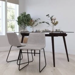 Set Of 2 Faux Leather Bucket Seat Dining Chairs With Frame - Merrick Lane 40 Set Of 2 Faux Leather Bucket Seat Dining Chairs With Frame - Merrick Lane -Baxton Home Shop GUEST 178e3af8 38fb 4a6e aa13 ecc0919824af