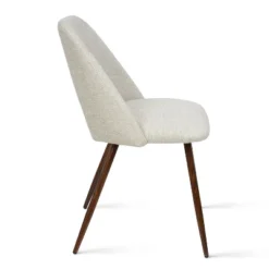 Set Of 4 Edwin Upholstered Side Chair Walnut Legs -The Pop Maison 20 Set Of 4 Edwin Upholstered Side Chair Walnut Legs -The Pop Maison -Baxton Home Shop GUEST 17ae6014 c468 47be b138 833313e10b67