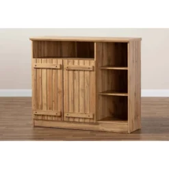 2 Door Eren Farmhouse Wood Dining Room Sideboard Buffet - Baxton Studio -Baxton Home Shop GUEST 1858953f 8e14 45de a7bf cf58c6cfb335