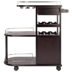 Jimmy Entertainment Cart Dark Espresso - Winsome -Baxton Home Shop GUEST 185bc114 79c7 4f76 81cb f22dfe4a3ef1