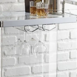 Aerin Server Cart Acrylic And Chrome - Steve Silver -Baxton Home Shop GUEST 18fba4c0 95ba 4ff4 b48e 7bd84edca00c