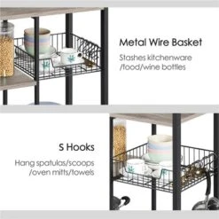 Yaheetech 4-Tier 55" Kitchen Baker's Rack With Power Outlet 15 Yaheetech 4-Tier 55" Kitchen Baker's Rack With Power Outlet -Baxton Home Shop GUEST 1ae88d52 0df8 44af 9ab5 9890b07d9adb