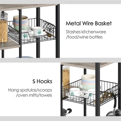 Yaheetech 4-Tier 55" Kitchen Baker's Rack With Power Outlet 7 Yaheetech 4-Tier 55" Kitchen Baker's Rack With Power Outlet - Image 5